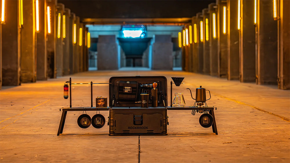 Rockbrook ロックブルックのアルミテーブル＆ボックス：アウトドアの新