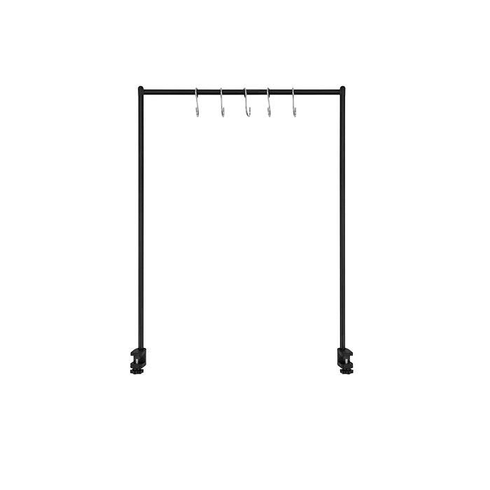 【KingCamp|キングキャンプ】ハンギングラック テーブル用 固定クリップ付き(ブラック)