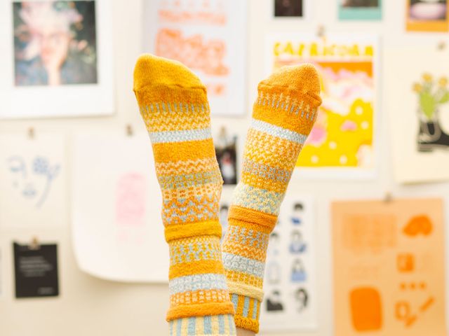 Solmate Socks ソルメイトソックス クルーソックス クレメンタイン
