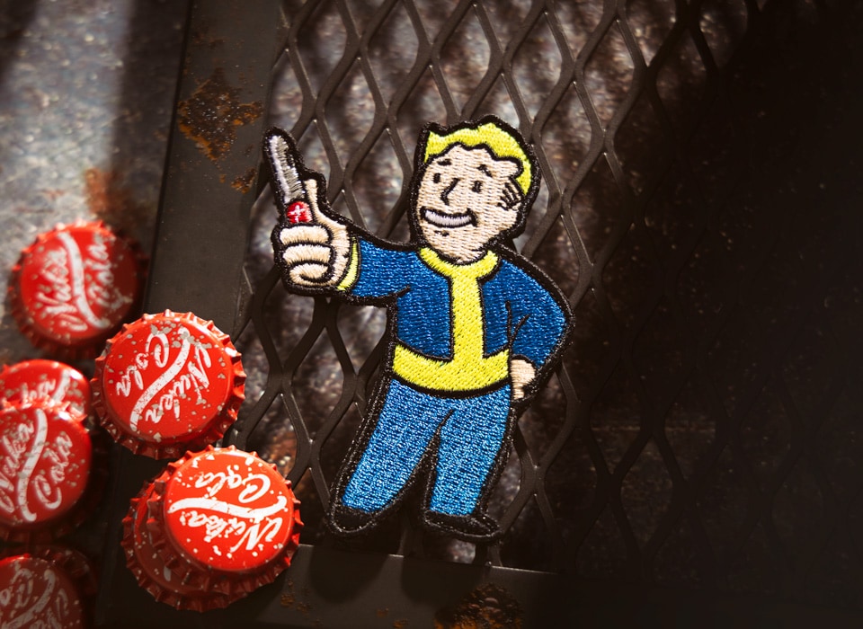 PDW(ピー・ディー・ダブリュー) Vault Boy EDC Morale Patch(ヴォルトボーイ EDC モラールパッチ) ワッペン・ベルクロパッチ