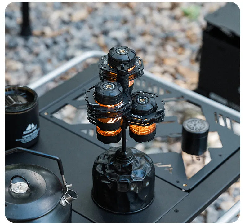 山趣(ShineTrip) ST-05シリーズ ディープウィング メカ ライトアレイ(ライトスタンド/収納ボード)A552-H01 ブラック