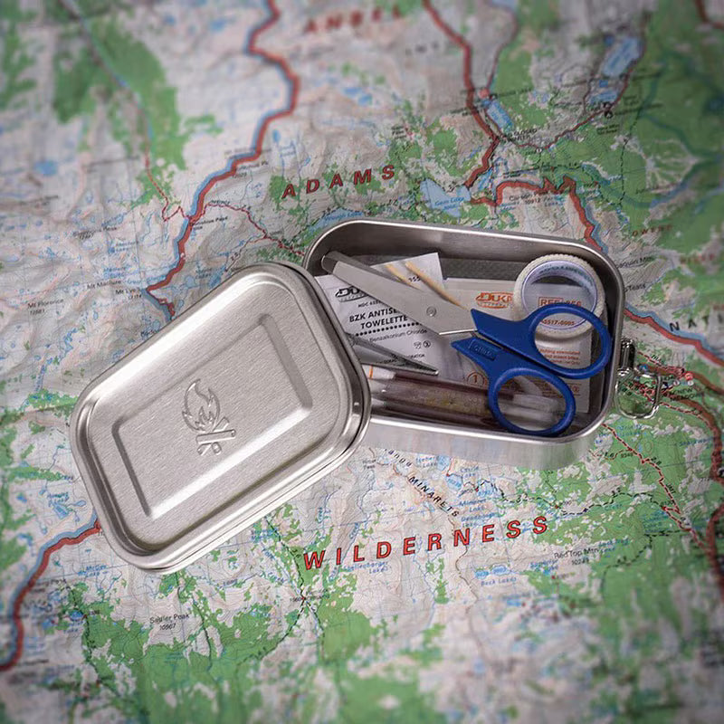Prometheus Design Werx(プロメテウス デザイン ワークス) Camp Stash Box 400ml キャンプ スタッシュ ボックス 400ml ステンレス収納ケース