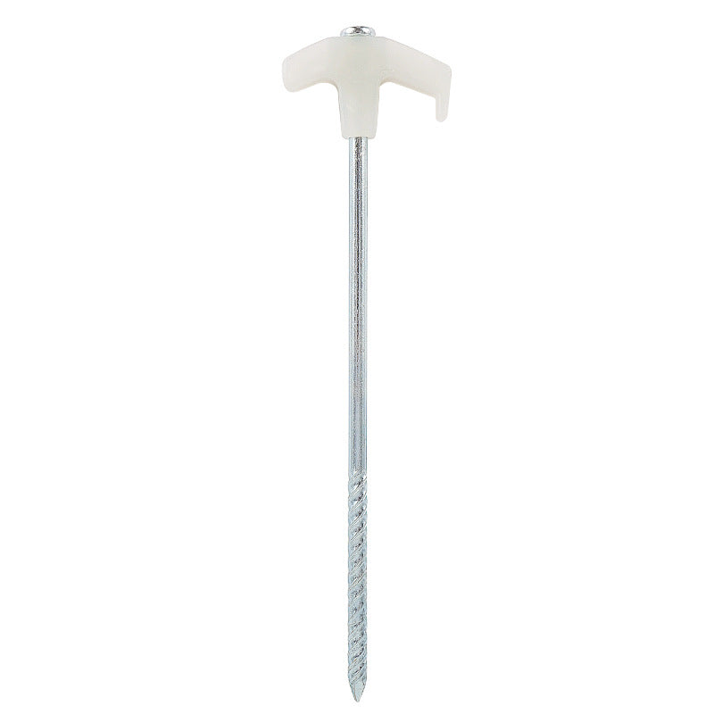 蓄光ペグ 25cm|夜間安全・高強度ステンレス製アウトドアテント用ペグ