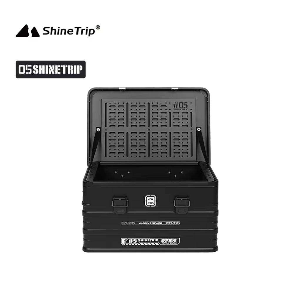山趣(やましゅみ) SHINETRIP シャイントリップ #05 Series Tactical Aluminum Case Black Basic-set Medium / Large(A422-Z22 / A422-Z11)タクティカルアルミケース ベーシックセット