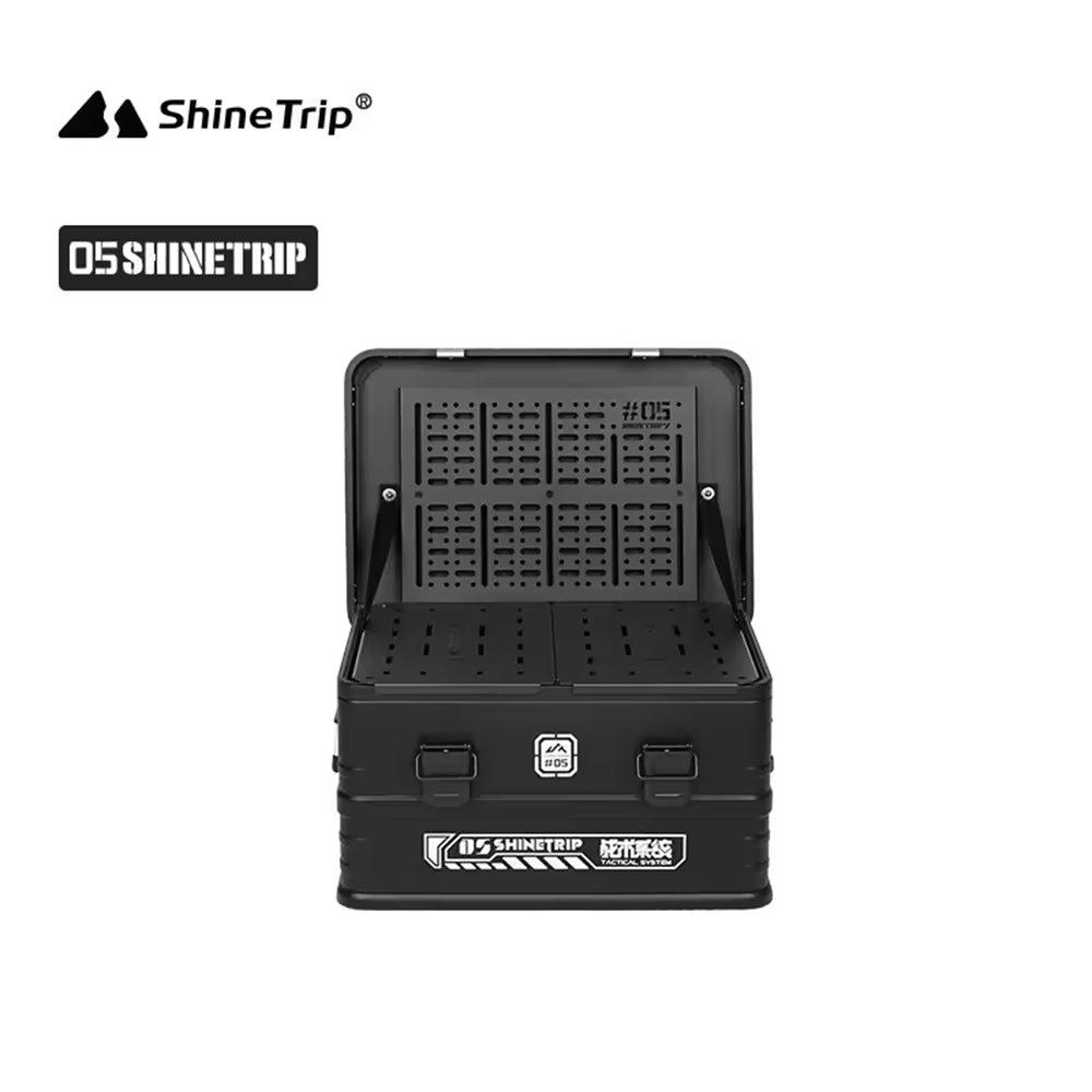 山趣(やましゅみ) SHINETRIP シャイントリップ #05 Series Tactical Aluminum Case Black Basic-set Medium / Large(A422-Z22 / A422-Z11)タクティカルアルミケース ベーシックセット