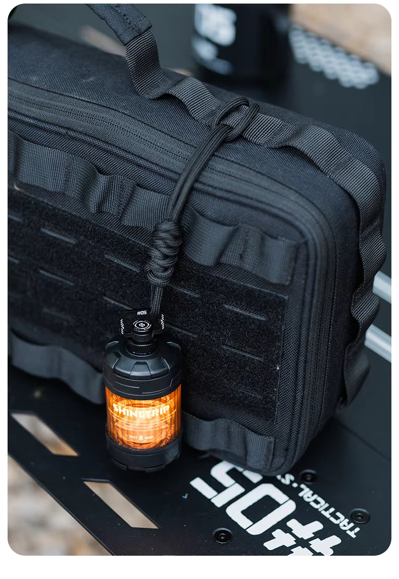 山趣(ShineTrip) ST-05 タクティカルシステム 19灯用ランヤード(ロング/ショート)&ST-6 1/4回転リングスクリュー