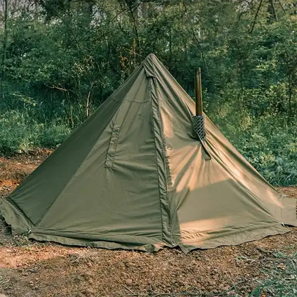 ビッグベア ブッシュクラフトテント TCコットン ポーランド軍幕ポンチョテント ピラミッドテント tent-C1 Big Bear Bushcraft  Tent