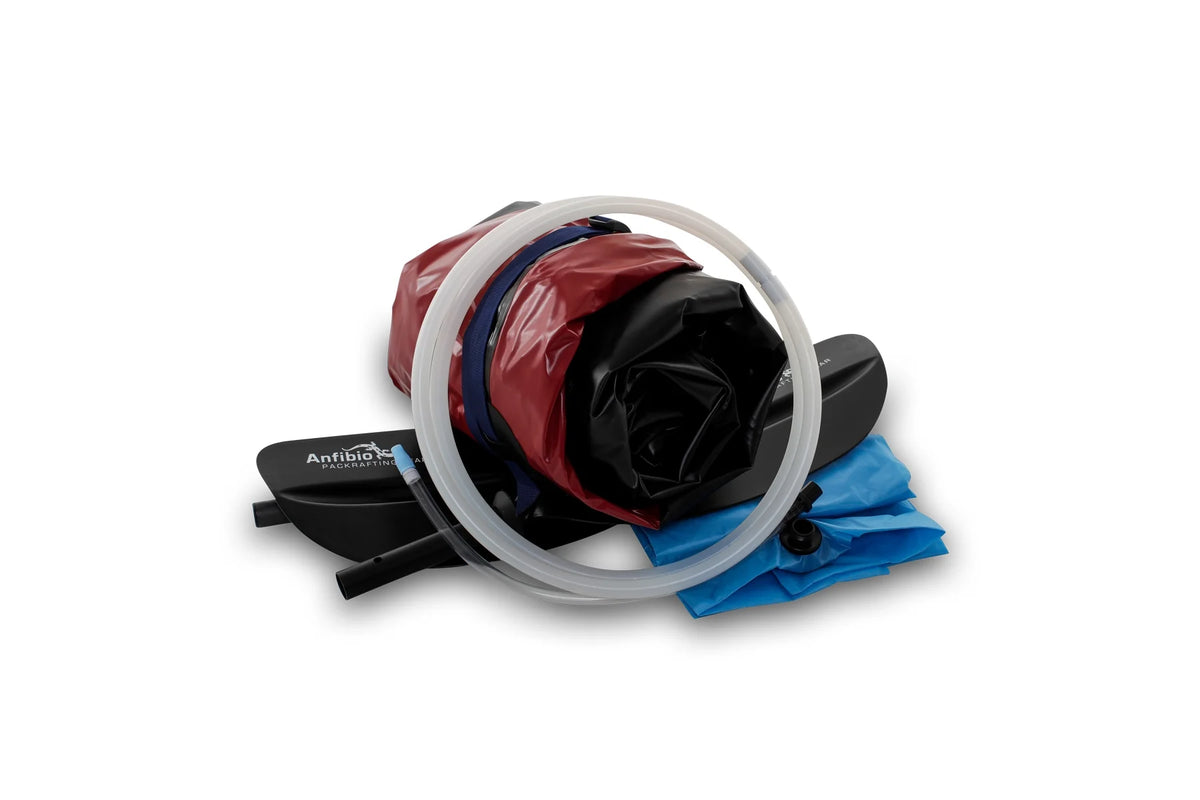 GP General Packraft GP Classic(GP クラシック)ホワイトウォーター対応 パックラフト 1人乗り スプレーデッキ付き ダークレッド