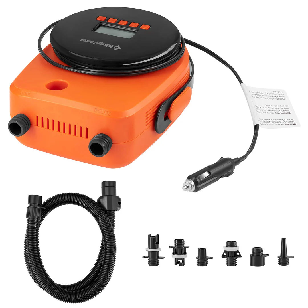 【KingCamp|キングキャンプ】Electric Pump|電動エアーポンプ 12V 0-20PSI SUP対応