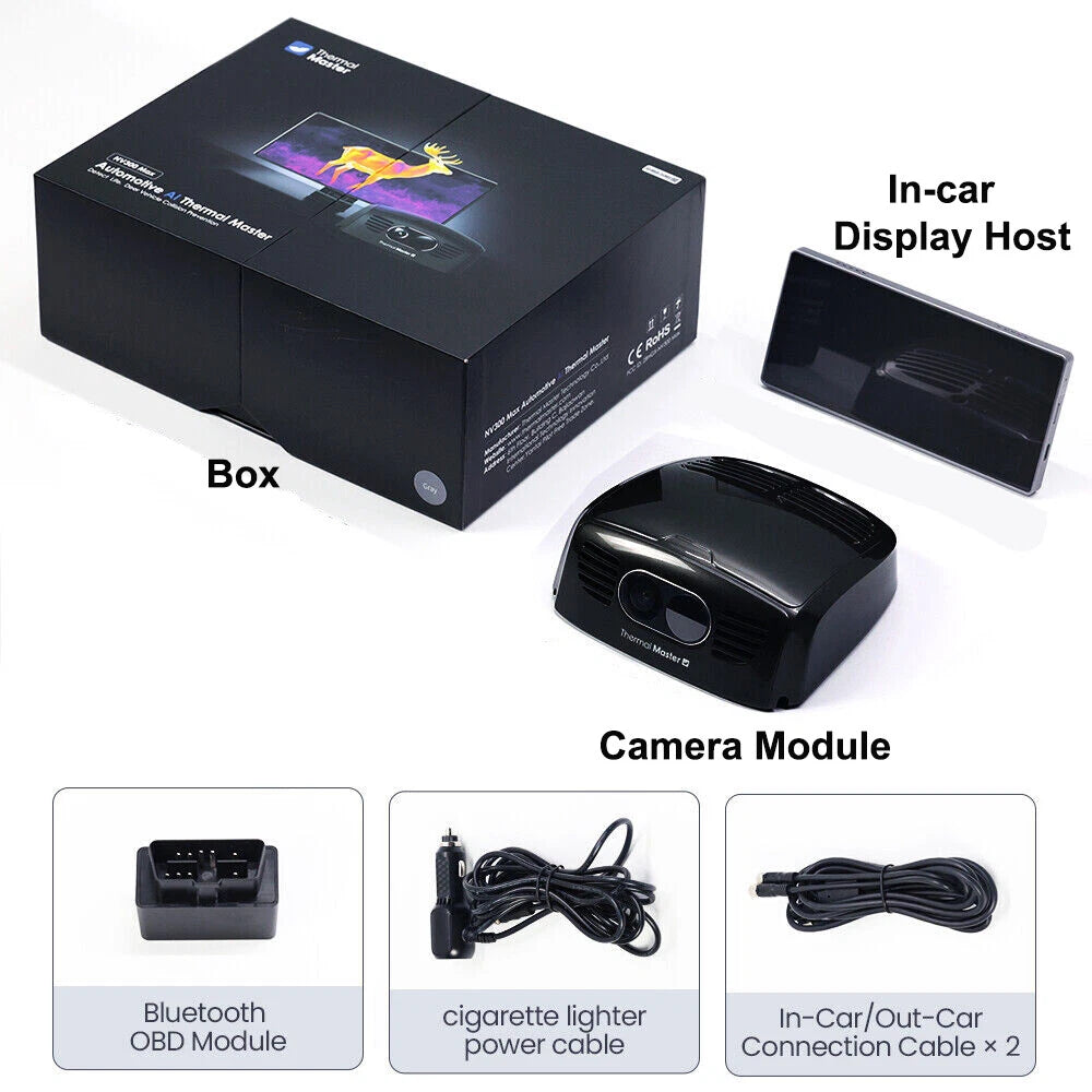 Thermal Master NV500MAX │ 500m遠距離暗視対応 サーマルカメラ AI衝突警告 + OLED大画面