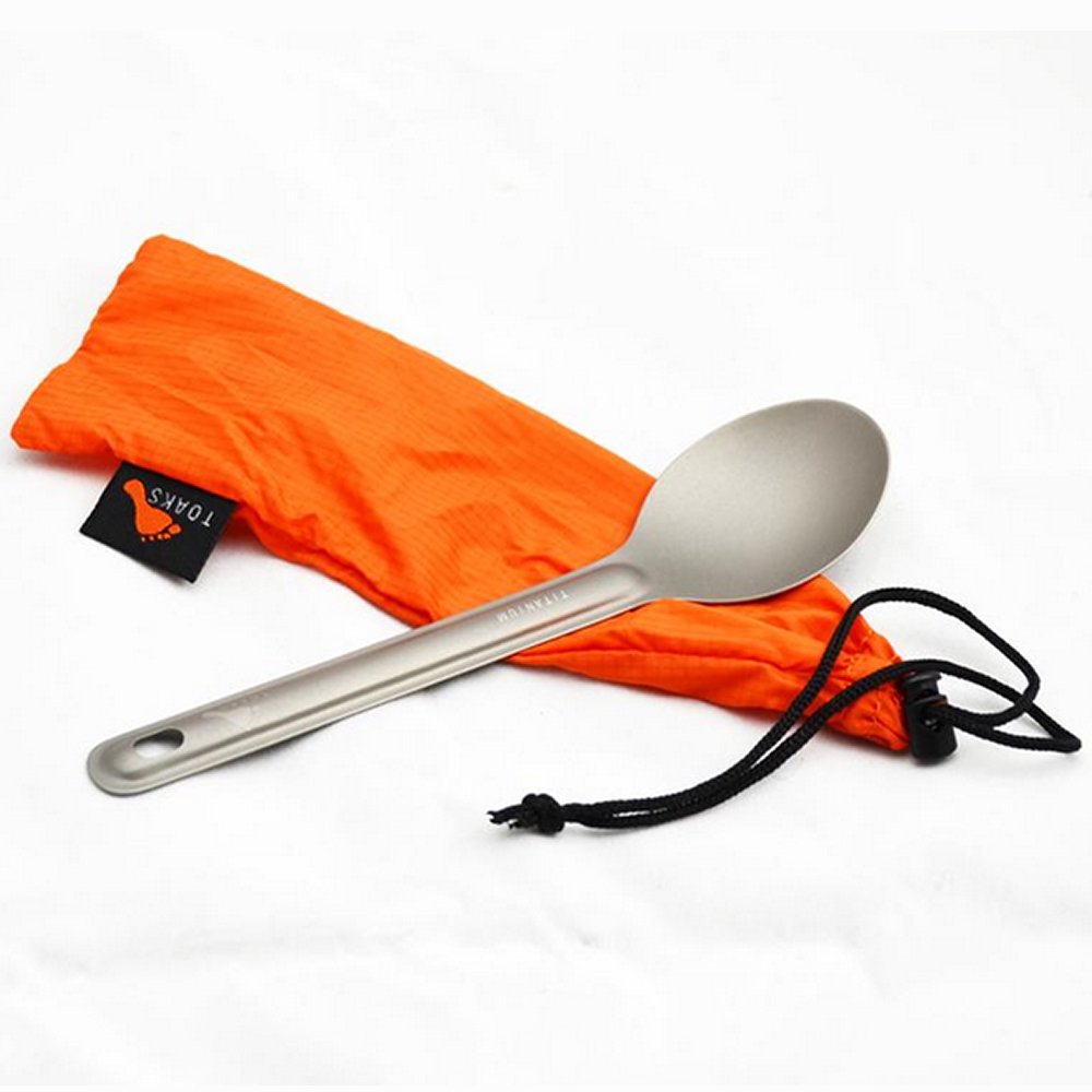 TOAKS トークス Titanium Short Handle Spoon チタニウム ショートハンドルスプーン アウトドア食器 -  おしゃれな洋服雑貨 おもしろ便利グッズ のお店 ディントコヨーテ 通販