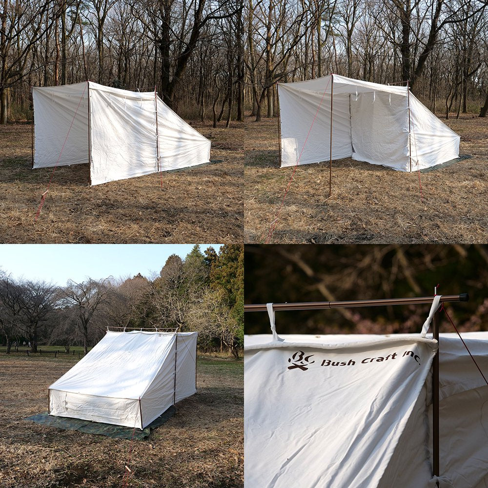 完成品 キャンバスキャンプ タープ 4✖️6 コットン100％ テント 