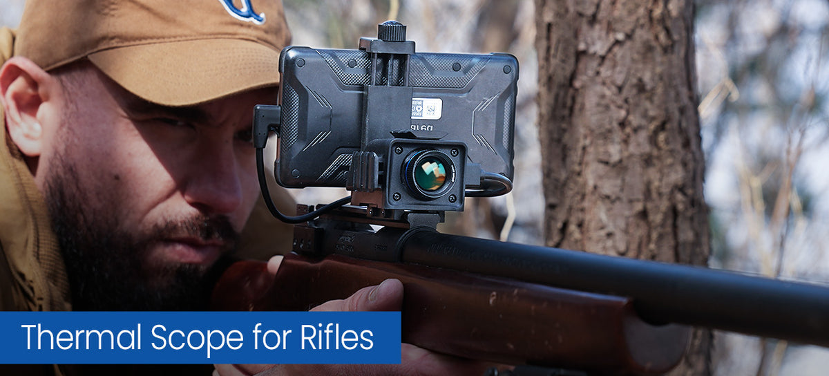 【Android専用・狩猟特化モデル】Thermal Master T2 Max｜1600ヤード対応サーマルスコープ｜13mmレンズ・15倍ズーム・50Hz表示・タクティカルハンドル付属｜赤外線ハンティング単眼鏡