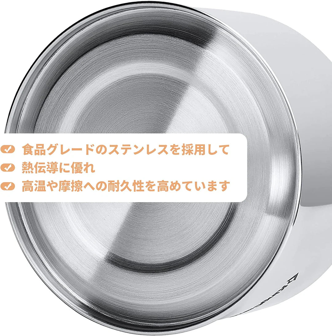 【KingCamp｜キングキャンプ】SKYWALKER KETTLE 1.2L｜竹製ハンドル付き ステンレスケトル コーヒー＆ティーポット