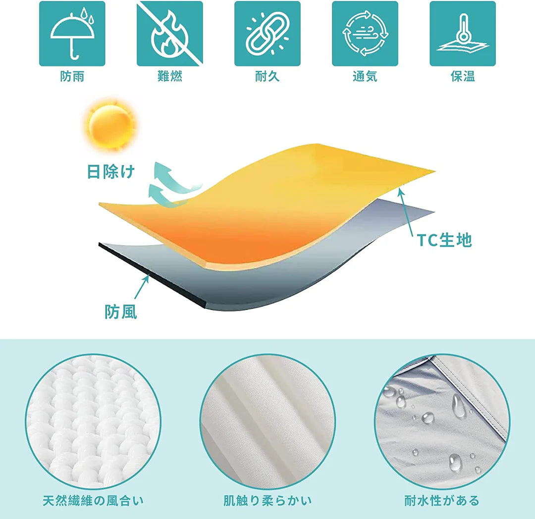 【KingCamp｜キングキャンプ】Khan Palace｜グレー｜超大型T/Cグランピングテント（煙突穴付・二重構造）