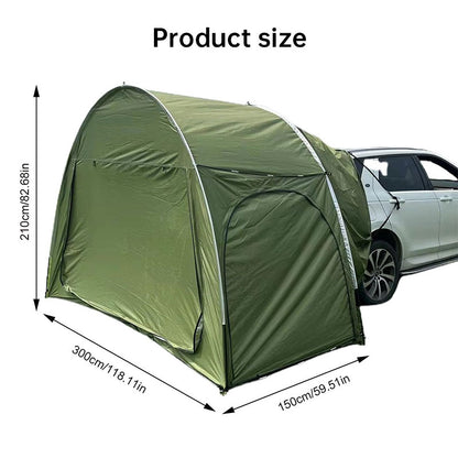 Outdoor Car Trunk Rear Tent with Canopy｜車中泊＆キャンプ用 リアテント 日除け・防水