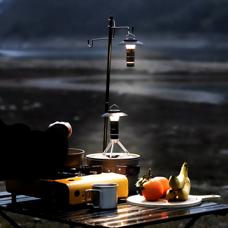 アウトドアLEDランタン｜多機能キャンプライト・磁気吸着・防水仕様（ブラック/アーミーグリーン/レイクブルー）