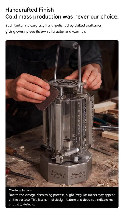 ROCKBROOK ロックブルック ST0001 ヴィンテージ ポータブル 灯油ランタン Light Realm Kerosene Lantern