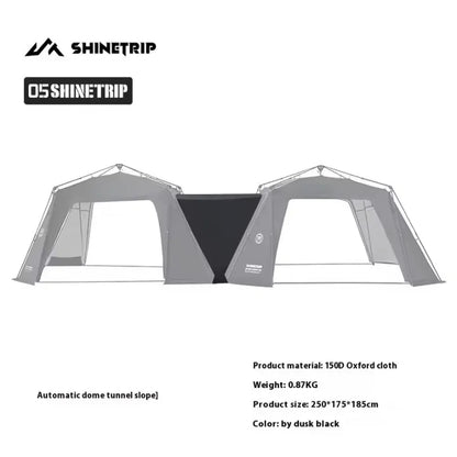 山趣（やましゅみ）／SHINE TRIP Outdoors（シャイン・トリップ アウトドアーズ）#05 オートドームキャノピー｜自動展開式キャノピーシェルター