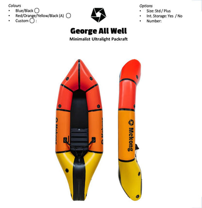 MEKONG（メコン）George All Well（ジョージ オール ウェル）パックラフト 超軽量インフレータブルボート