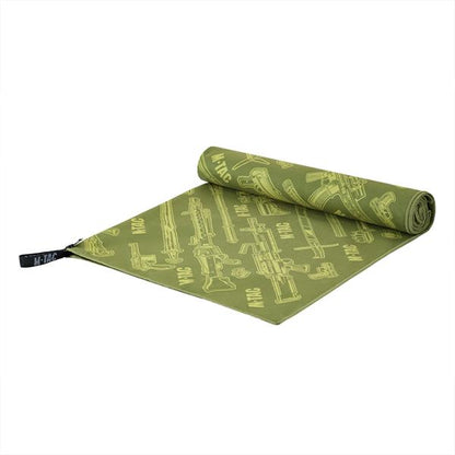 M-TAC（エムタック） Microfiber Towel Weapon 80×40 Green マイクロファイバータオル（10558101）