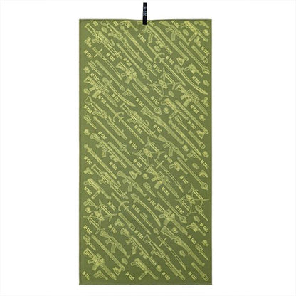 M-TAC（エムタック） Microfiber Towel Weapon 80×40 Green マイクロファイバータオル（10558101）