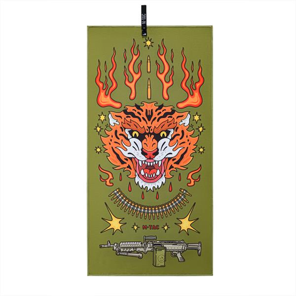 M-TAC（エムタック） Microfiber Towel 80×40cm Tiger Stripes マイクロファイバータオル（10559100）
