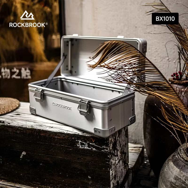 ロックブルック 20L 30L 40L 69L シルバーアルミストレージボックス Rockbrook SLIVER Aluminium Storage Box UltraLite BX1010