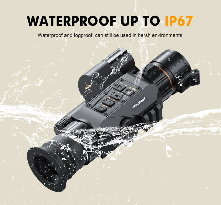 TR-IR-LRF NV501｜最大1000m測距・暗視対応ハイエンドスコープ【Wi-Fi/SONYセンサー/全天候型】TenRings製