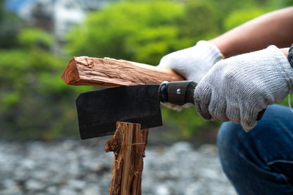 96【KURO】漆黒のナタ2本セット｜太型＆細型｜薪割り・焚き火対応ツール