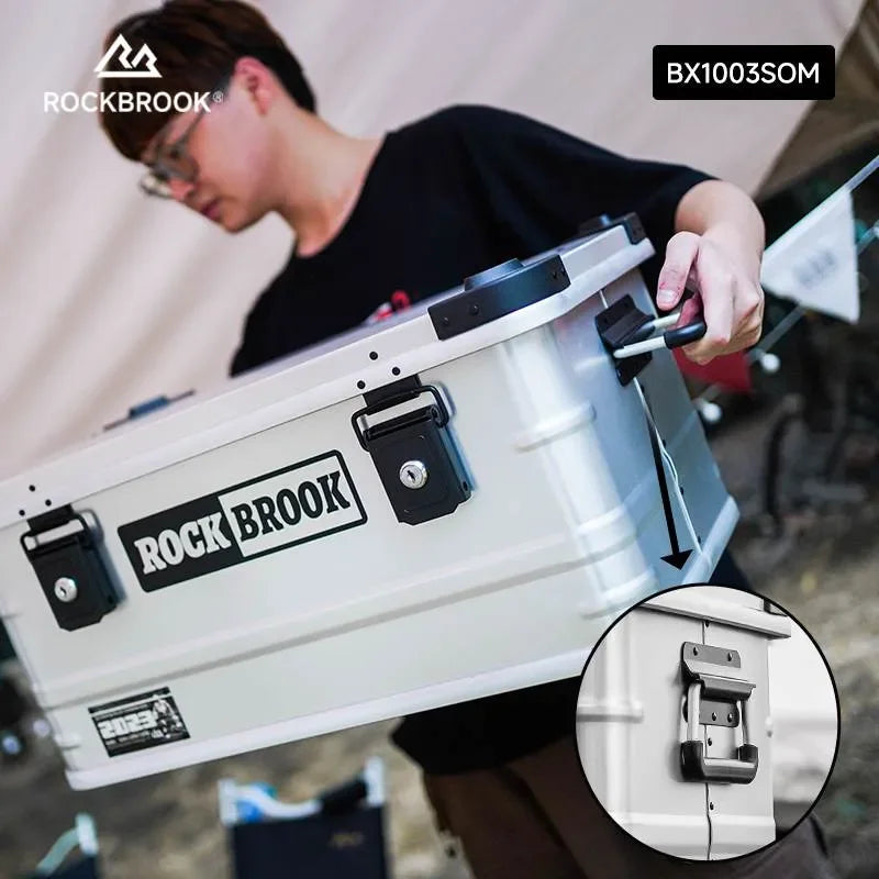 ロックブルック 50Lアルミストレージボックス Rockbrook 50L Aluminum Storage Box STARVEI BX1003
