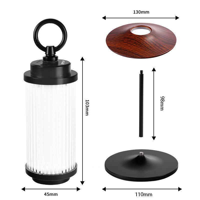 キャンドルスタイルLEDキャンプライト｜超長時間バッテリー・調光機能付きアウトドア照明