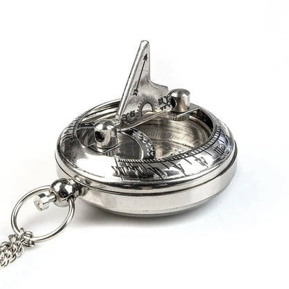 Bush Craft Inc. ブッシュクラフト 懐中コンパス日時計 ブロンズ シルバー