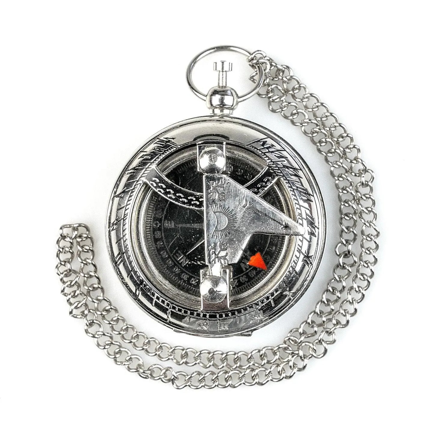 Bush Craft Inc. ブッシュクラフト 懐中コンパス日時計 ブロンズ シルバー