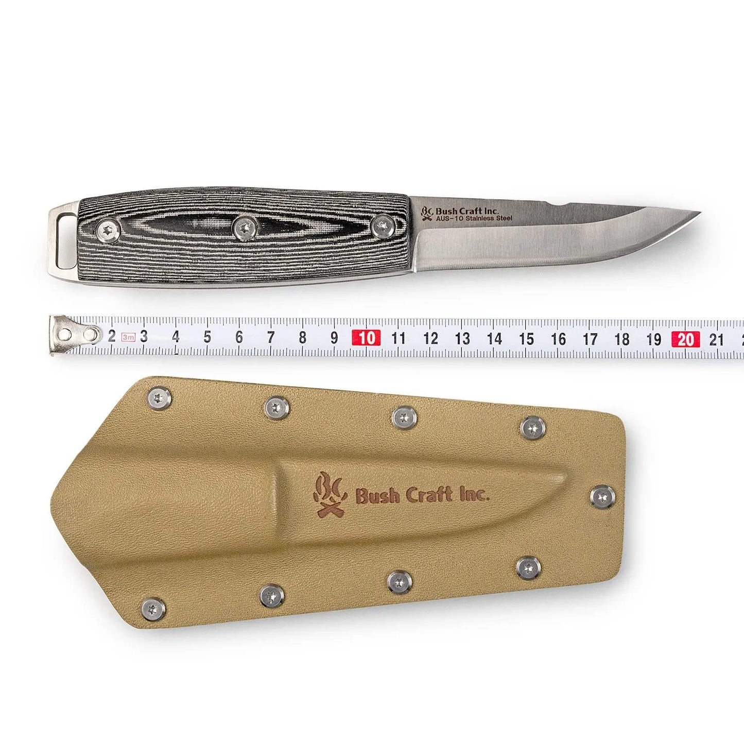 Bush Craft Scandi Convex ブッシュクラフト フルカスタムナイフ