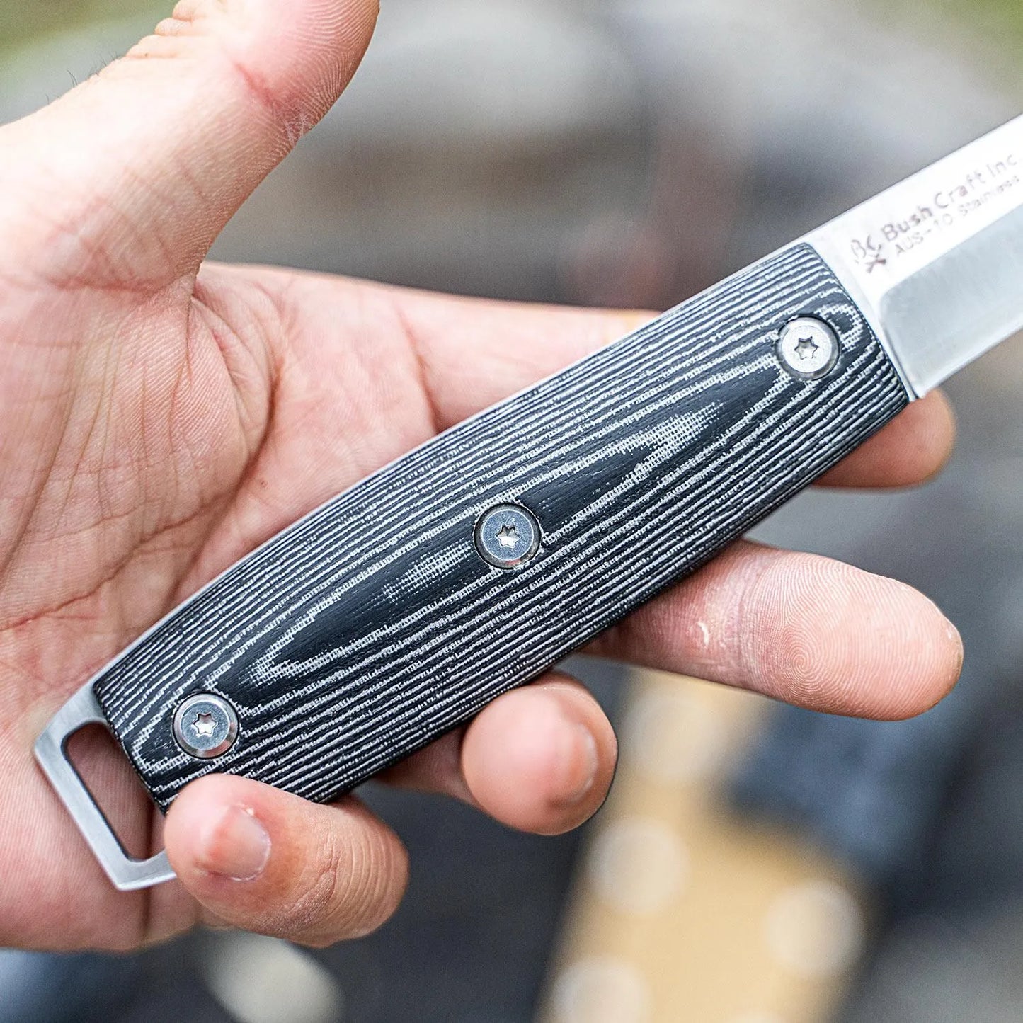 Bush Craft Scandi Convex ブッシュクラフト フルカスタムナイフ