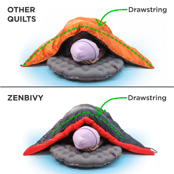 ZENBIVY BED Down ゼンビビィベッドダウン 寝袋