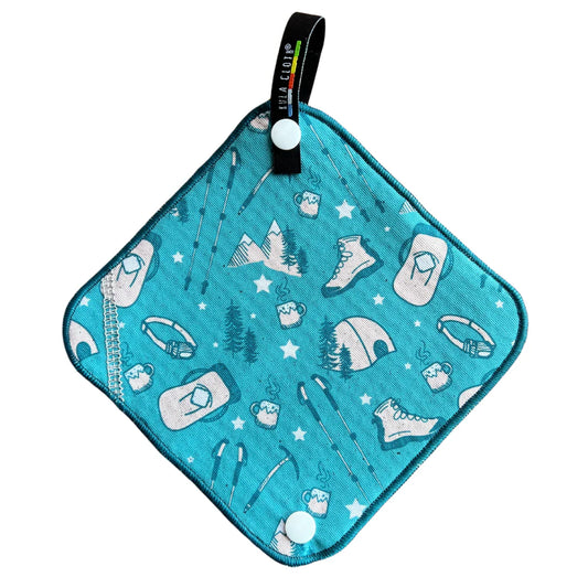 Kula Cloth（クーラクロス）Camping Gear Kula - Alpine Sage 再利用可能 抗菌ピークロス｜アウトドア衛生ギア