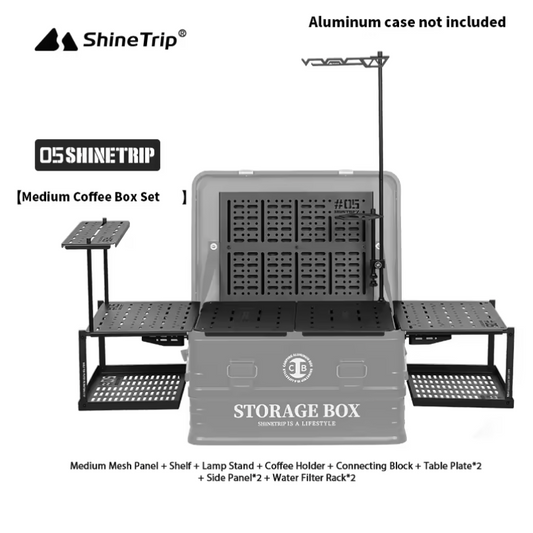 山趣（やましゅみ） SHINETRIP シャイントリップ #05 Series Coffee Box Set Medium / Large（A487-HZ1 / A487-HD1）モジュラー拡張セット