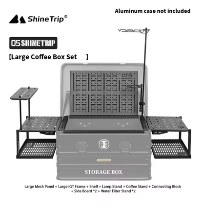 山趣（やましゅみ） SHINETRIP シャイントリップ #05 Series Coffee Box Set Medium / Large（A487-HZ1 / A487-HD1）モジュラー拡張セット