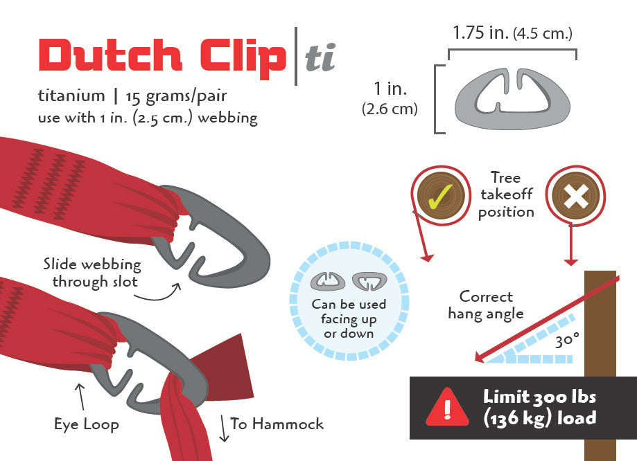 Dutchware Gear（ダッチウェアギア） Sew-on Dutch Clips 縫い付け式ダッチクリップ MUS072