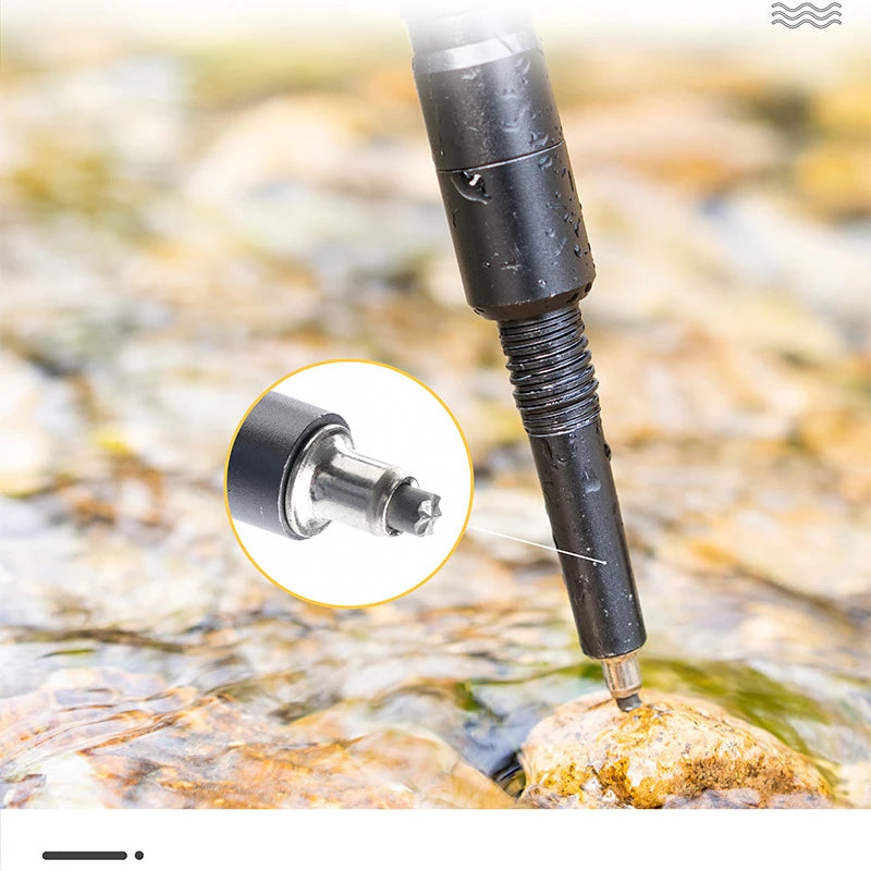 折りたたみ式テレスコピック登山用ステッキ｜軽量多機能セルフディフェンス・アウトドア用ウォーキングスティック（106cm／124.5cm／143cm／161.5cm 各サイズ）