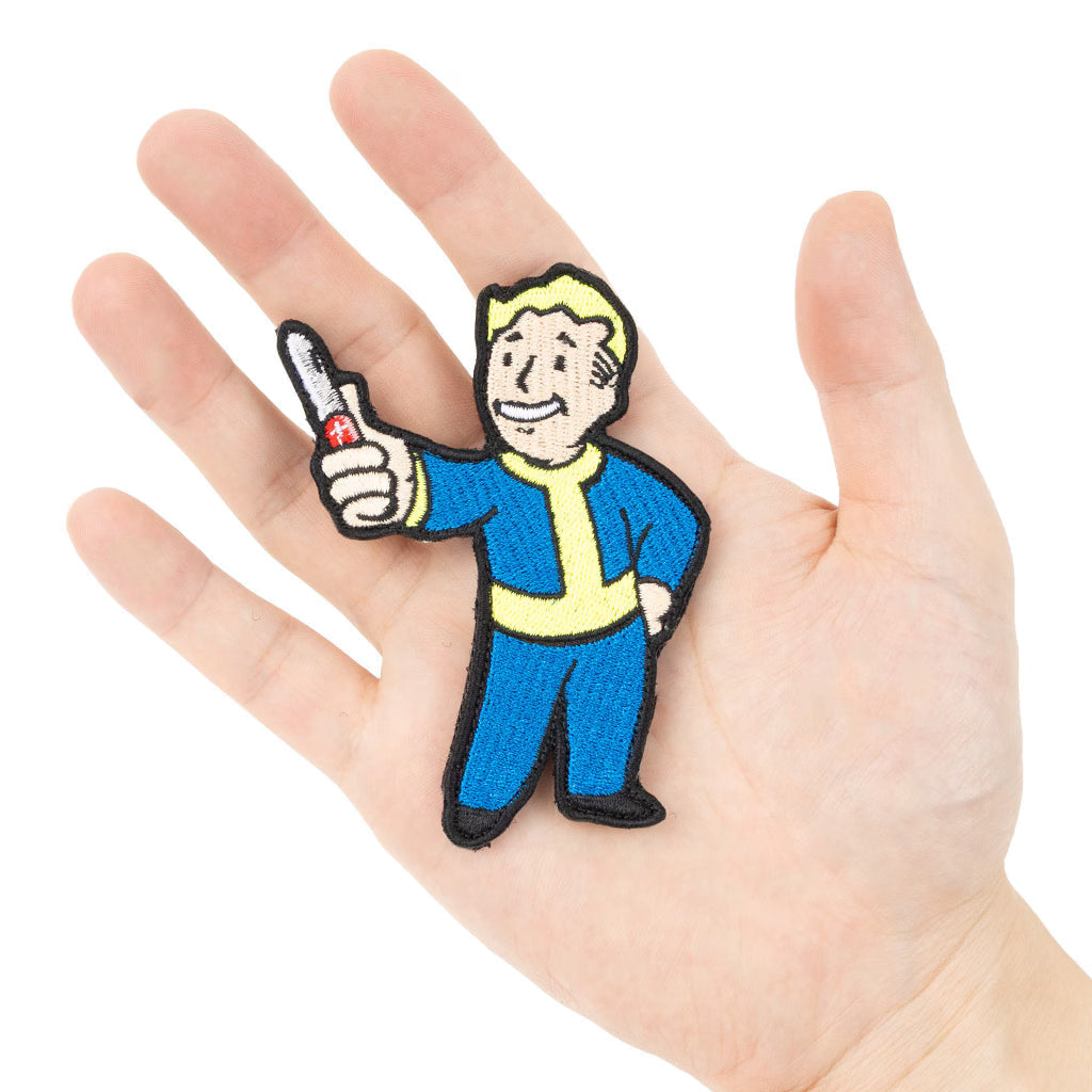 PDW（ピー・ディー・ダブリュー） Vault Boy EDC Morale Patch（ヴォルトボーイ EDC モラールパッチ） ワッペン・ベルクロパッチ