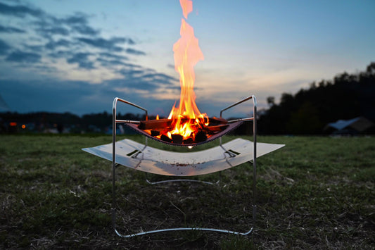 we know enough 焚火台 収納袋付き ダブルレイヤー構造 専用五徳