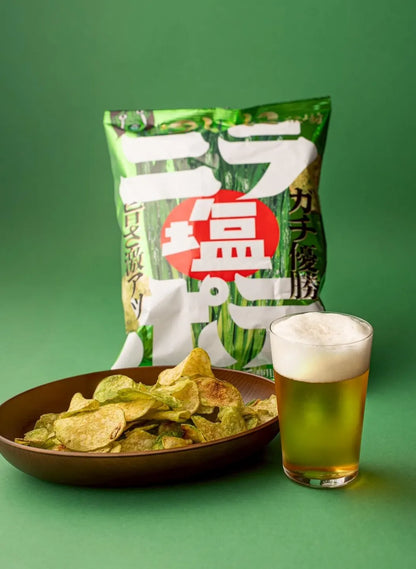FATCAMP kitchen ファットキャンプキッチン 大分県産ニラ使用 ニラ塩ポテトチップス 30袋セット