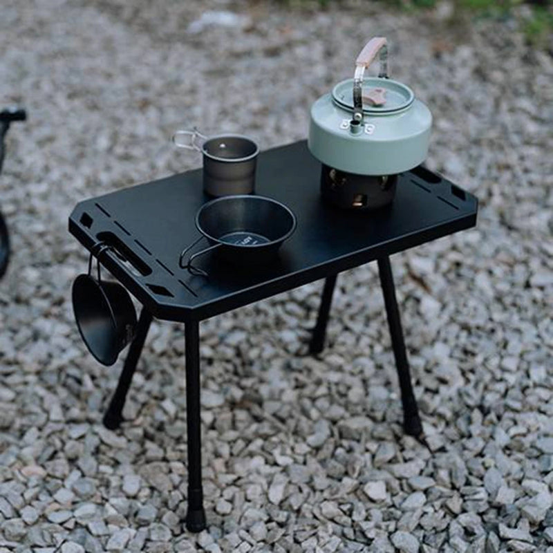 折りたたみ式キャンピングテーブル｜高さ調整可能 アルミ合金製 軽量アウトドアテーブル