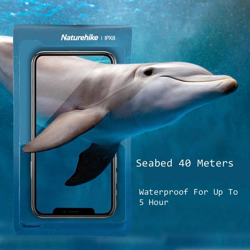 Naturehike スマホ用防水バッグ｜IPX8防水・水中対応・7インチまで対応