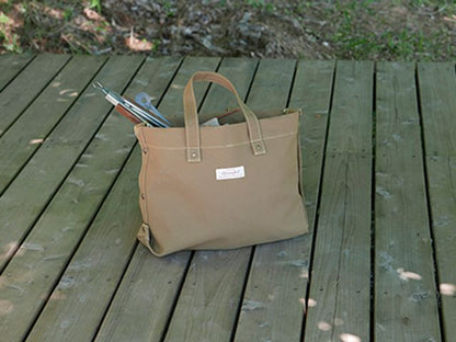 スプーンフル 焚き火トートR ソロ用 #84｜難燃＆風防対応の3WAYキャンプバッグ【Spoonful】