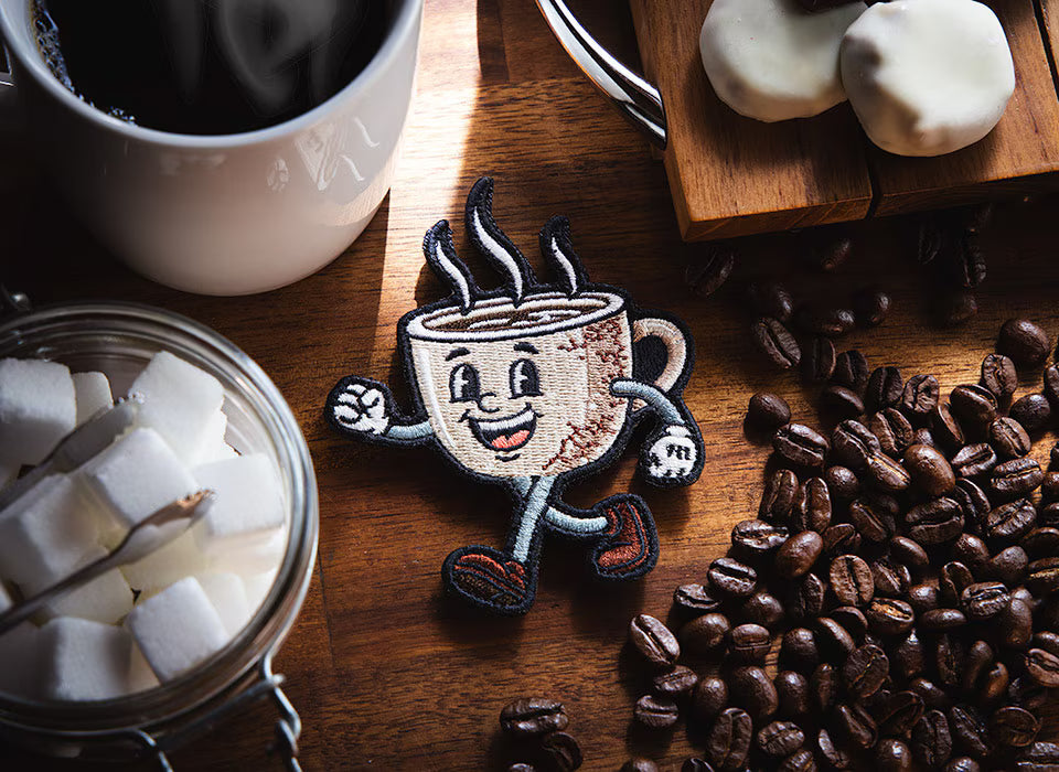 PDW パシフィックデザインワークス Coffee Morale Patch コーヒーモラールパッチ 刺繍ベルクロパッチ