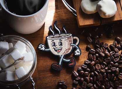 PDW パシフィックデザインワークス Coffee Morale Patch コーヒーモラールパッチ 刺繍ベルクロパッチ